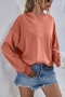 winter new 6 colors simple velvet casual non-stretch loose hoodie sweatshirts_Sky Blue_Dark Blue_Magenta_Orange
