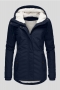 s-4xl winter new three colors velvet non-stretch hooded zip-up single-breasted stylish casual high quality thick warm cotton parka jacket_Dark Blue