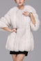 winter new stylish eight colors solid color inelastic fur plus size casual outerwear_White