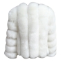 winter new stylish five colors crew neck long sleeve warm fur inelastic casual outerwear_White