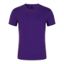 s-3xl summer new plus size 12 colors pure cotton fabric slight stretch stylish casual simple t-shirt_Black_White_Purple_Dark Purple