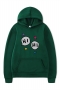 s-3xl autumn & winter new couple style plus size 17 colors letter fixed printing velvet slight stretch hooded pocket stylish all-match sweatshirt_Black_White_Purple_Dark Purple_Light Green_Dark Green