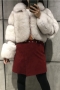 s-3xl plus size winter new stylish 7 colors lapel plush long sleeve zip-up inelastic fur casual outerwear_Black_White_Beige_Blue_Multicolor_Gray_Silver