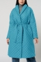 winter new stylish five colors solid color warm cotton high quality casual long coat (with belt)_Black_Dark Green_Sky Blue