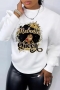s-5xl plus size autumn new stylish 5 colors cartoon letter printing slight stretch loose casual sweatshirts_Black_White