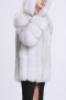 s-4xl plus size inelastic 3 colors hooded warm fur casual outerwear_Black_White