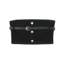 exquisite slight stretch with belt tube design padded top size run small_Black