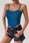 stylish 6 colors stretch knitted sling solid color slim vest_Black_White_Pink_Green_Blue