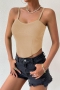 stylish 6 colors stretch knitted sling solid color slim vest_Black_White_Pink_Green_Blue_Beige