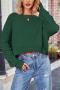 stylish slight stretch knitted 12 colors loose all-match sweater_Black_White_Gray_Magenta_Aqua Green_Green