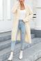 casual slight stretch knitted 4 colors tassel pocket cardigan sweater_Black_Gray_Blue_Beige
