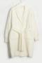 casual slight stretch solid color with belt button jacket_Black_White