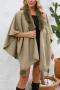 stylish slight stretch fur loose casual shawl jacket_Gray_Dark Gray_Dark Green_Beige_Khaki