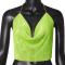 sexy 6-colors solid color metal chain halter neck rhinestone vest_Black_Pink_Light Green