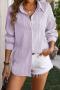 casual plus size non-stretch 15-colors solid jacquard long-sleeved shirt_Black_White_Pink_Rose Red_Magenta_Yellow_Light Green_Aqua Green_Forest Green_Dark Green_Sky Blue_Dark Blue_Sea Blue_Light Purple