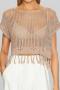 sexy slight stretch see through tassel knitted loose beach sweater(no underwear)_Black_White_Orange_Green_Purple_Khaki