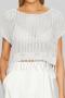 sexy slight stretch see through tassel knitted loose beach sweater(no underwear)_Black_White