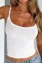 new sexy slight stretch 4-color knit hollow suspenders top_Black_White