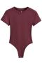 stylish high stretch 11 colors short sleeve all-match bodysuit(size run small)_Black_White_Gray_Dark Gray_Light Pink_Rose Red