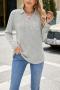 casual plus size slight stretch ribbed knit 7 colors v-neck sweaters_Black_Gray