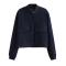 casual non-stretch 9 colors crew neck button solid color jacket_Black_Gray_Pink_Green_Dark Green_Blue_Dark Blue
