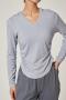 casual slight stretch 9 colors solid color slim hooded long sleeve t-shirt_Black_White_Gray