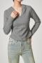 casual slight stretch 4-colors slim all-match long-sleeved hooded t-shirt_Gray