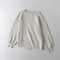 casual slight stretch 3 colors loose all-match sweater(size run small)_Black_White_Beige