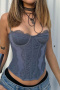 xs-xl new sexy stretch 6-color lace mesh see-through polyester boning suspender tops_Black_White_Rose Red_Haze Blue