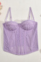 xs-xl new sexy stretch 6-color lace mesh see-through polyester boning suspender tops_Black_White_Rose Red_Haze Blue_Light Purple