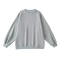 casual non-stretch solid color crew neck 4 colors sweatshirts(size run small)_Black_Gray