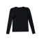 stylish slight stretch 4 colors long sleeve slim knit wear(size run small)_Black
