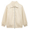 casual non-stretch 15 colors pu solid color zip-up jacket_Black_Red_Rose Red_Green_Dark Green_Blue_Purple_Beige