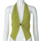 sexy slight stretch 3 colors halter-neck solid color tank top_Black_Green