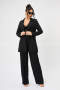 high quality non-stretch 11 colors shoulder padded lined blazer(only blazer)_Black