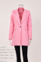 high quality non-stretch 11 colors shoulder padded lined blazer(only blazer)_Black_White_Pink_Light Pink