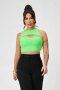 high quality sexy slight stretch orange cutout crop vest(new added colors)_Black_White_Gray_Red_Magenta_Orange_Light Green