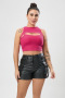 high quality sexy slight stretch orange cutout crop vest(new added colors)_Black_White_Gray_Red_Magenta