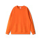 new casual plus-size 14-color slight stretch cotton loose long sleeve sweatshirt_Black_White_Gray_Red_Rose Red_Orange