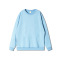 new casual plus-size 14-color slight stretch cotton loose long sleeve sweatshirt_Black_White_Gray_Red_Rose Red_Orange_Light Green_Aqua Green_Sky Blue