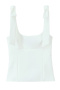 casual non-stretch 5 colors solid color bow decor tank top_Black_White