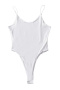 casual slight stretch 4 colors sling bodysuit(size run small)_Black_White