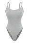 sexy slight stretch 6 colors padded sling bodysuit(size run small)_Black_White_Gray