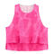 casual non-stretch 3 colors crew neck tank top_Pink_Magenta