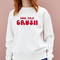 casual slight stretch letter print loose all-match sweatshirt_Black_White