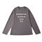 casual slight stretch 6colors letter printing crew neck t-shirts(size run small)_Black_White_Dark Gray