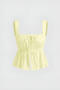 stylish slight stretch 3 colors lace decor all-match vest_White_Yellow