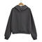casual non-stretch 6 colors hooded zip-up zip-up sweatshirts(size run small)_Black_White_Gray_Dark Gray