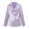 casual non-stretch 9 colors swing collar lapel solid color blouses_Black_White_Gray_Pink_Red_Sky Blue_Dark Blue_Light Purple