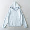 casual slight stretch lace trim zip-up hooded sweatshirts(size run small)_Black_White_Gray_Pink_Sky Blue